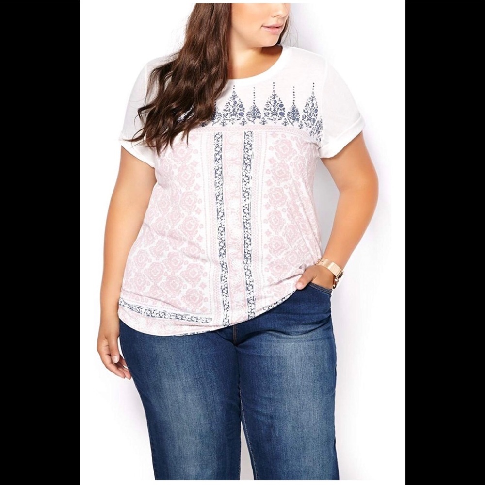 Pennington shaped fit tee NEW sz X/XL/1X